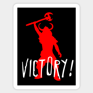 Victory! Sticker